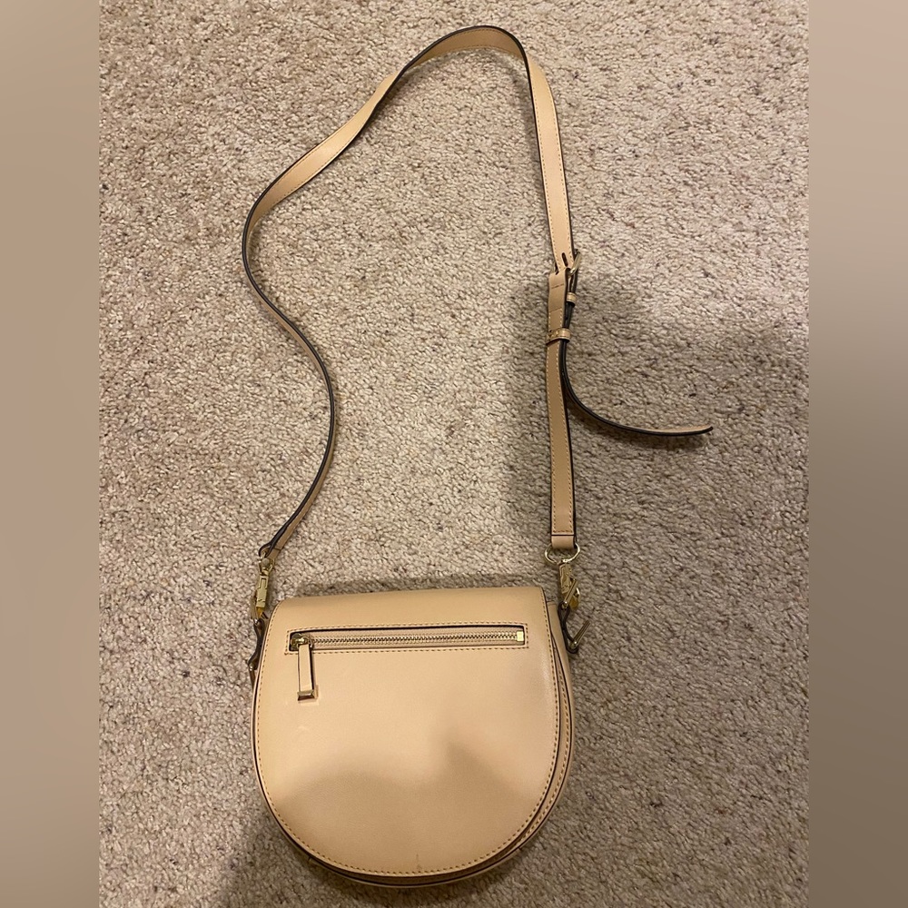 Rebecca Minkoff beige crossbody purse